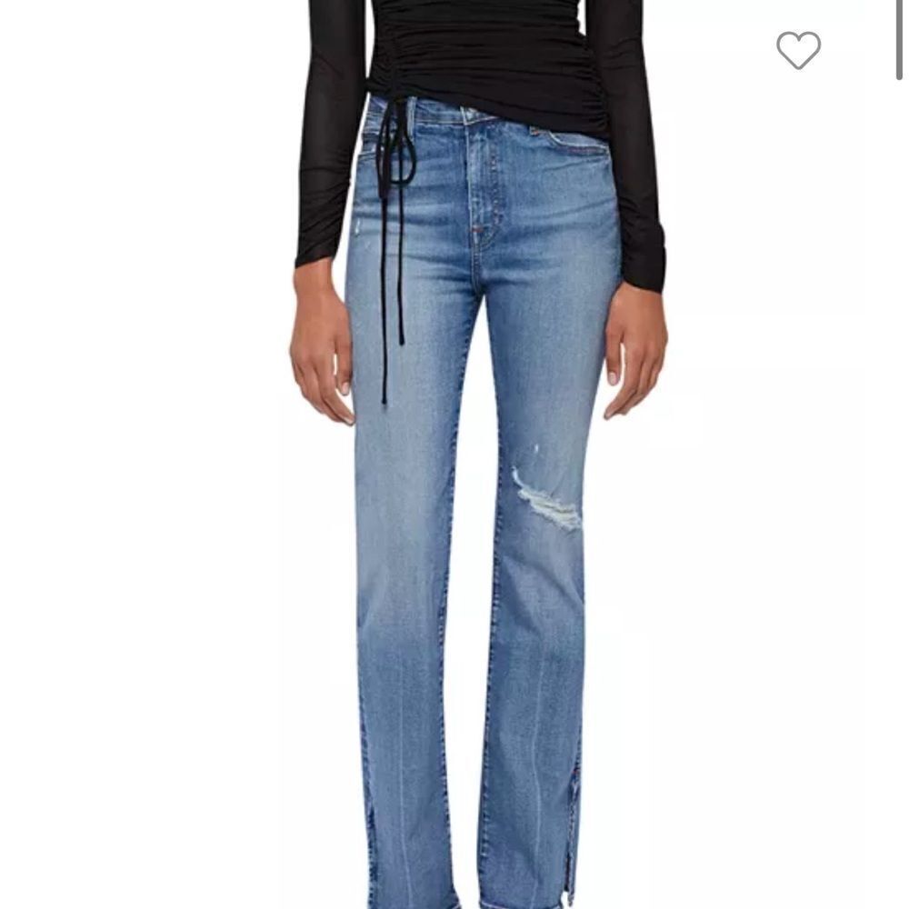 NWT JONATHAN SIMKHAI Charlie High Rise Bootcut Jeans In Sorrento Size 32